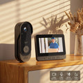 【Summervibes】X8 Wireless Rechargeable Smart Visual Doorbell Camera, Home Security Device with Night Vision, 2-Way Talk, Waterproof Sensor Alarm, Video Intercom & Privacy Protection